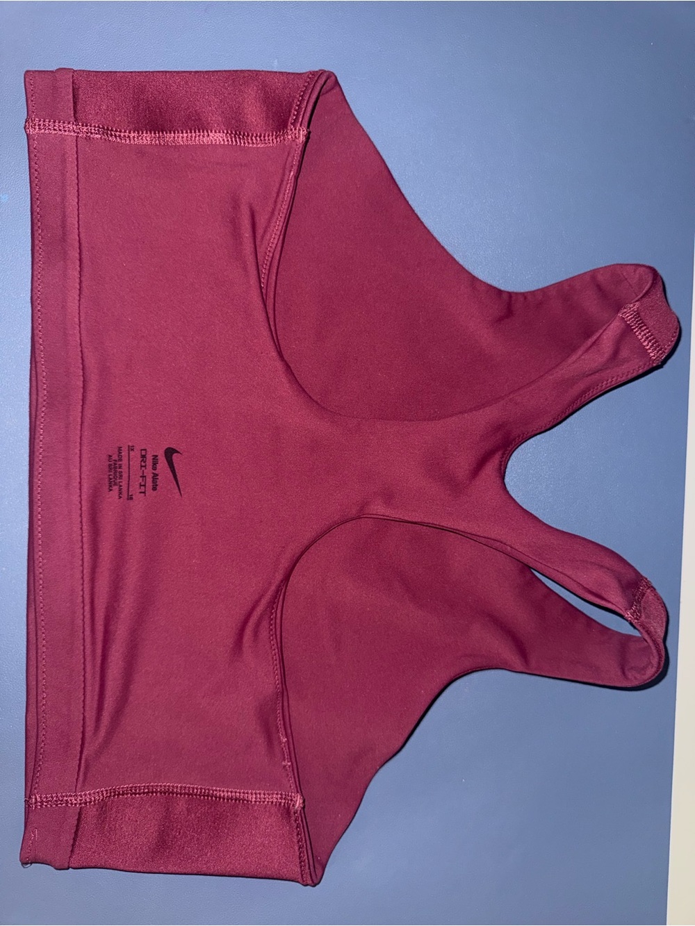 Nike Women's Maroon High-Impact Sports Bra